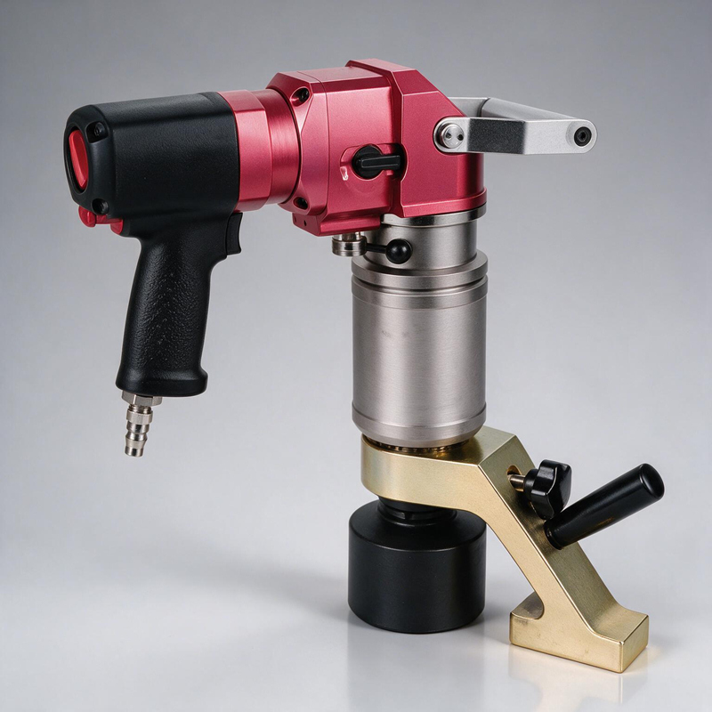 PDA Series Preset-Torque Impact-Free Pneumatic Wrench (Angle-Handle Type)