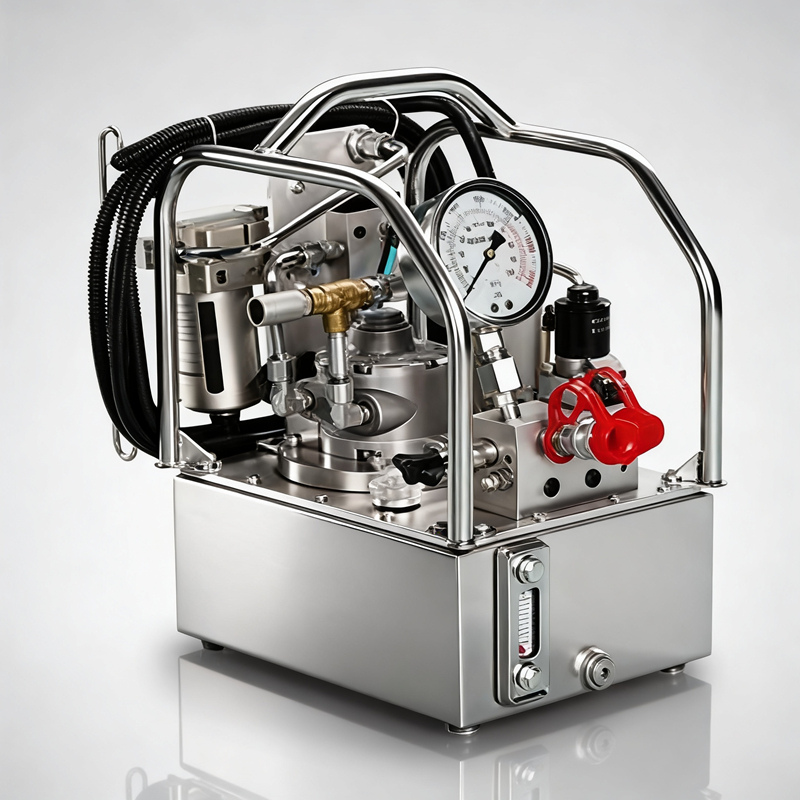 PQ703A Three-Stage Air-Hydraulic Pump